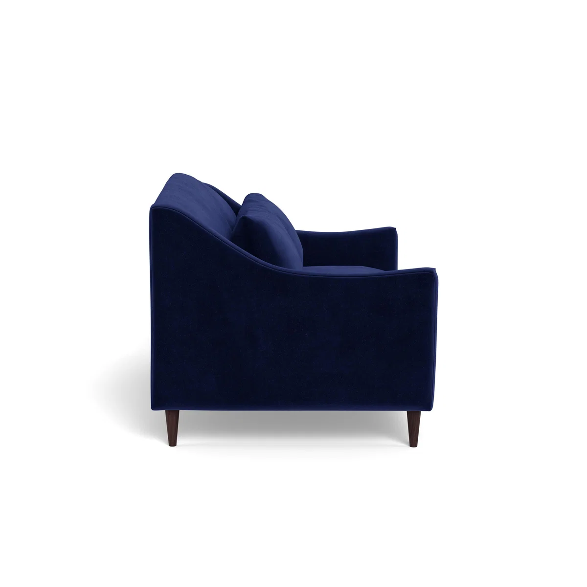 Heal's Somerset 3 Seater Sofa Velvet Midnight Natural - Heal's UK Furniture – image 3