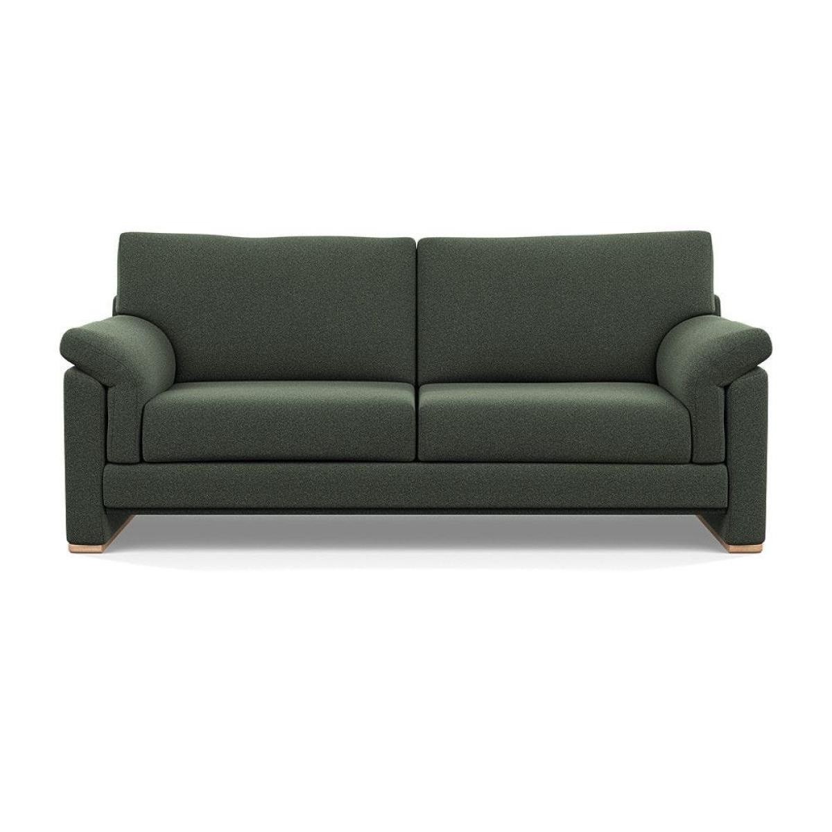 Heal's Paris II 3 Seater Sofa Smart Luxe Velvet Mineral Blue Natural Feet – image 11