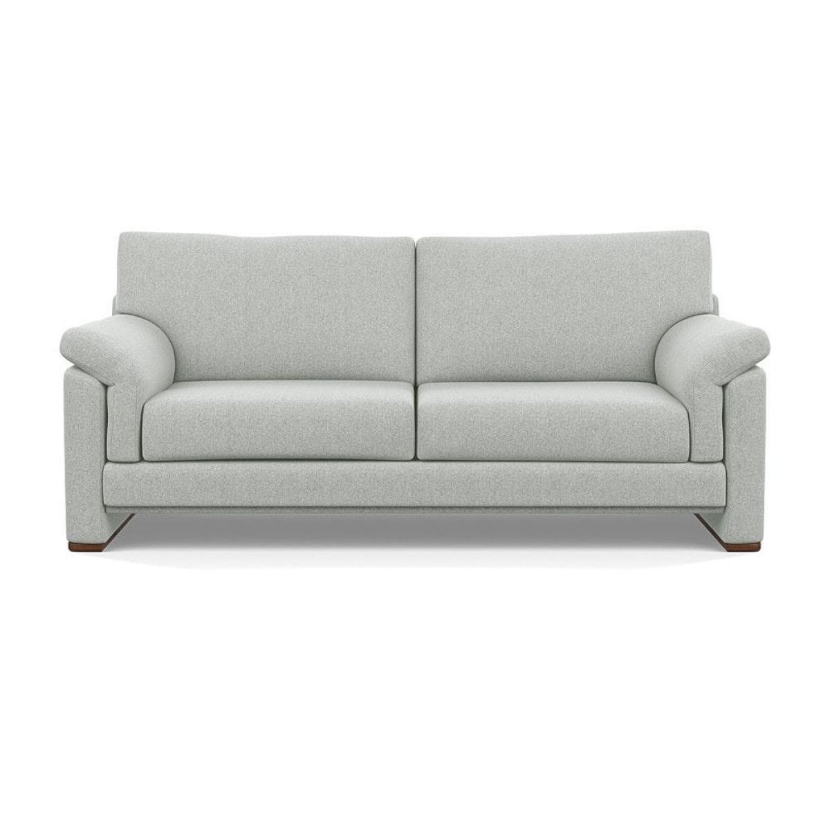 Heal's Paris II 3 Seater Sofa Smart Luxe Velvet Mineral Blue Natural Feet – image 13