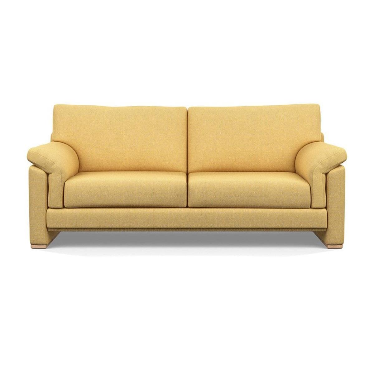 Heal's Paris II 3 Seater Sofa Smart Luxe Velvet Mineral Blue Natural Feet – image 15