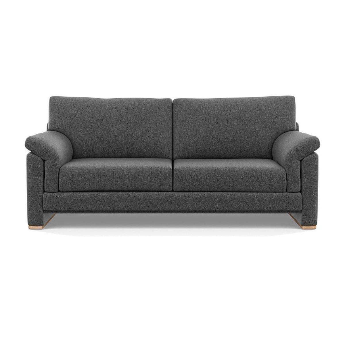 Heal's Paris II 3 Seater Sofa Smart Luxe Velvet Mineral Blue Natural Feet – image 20