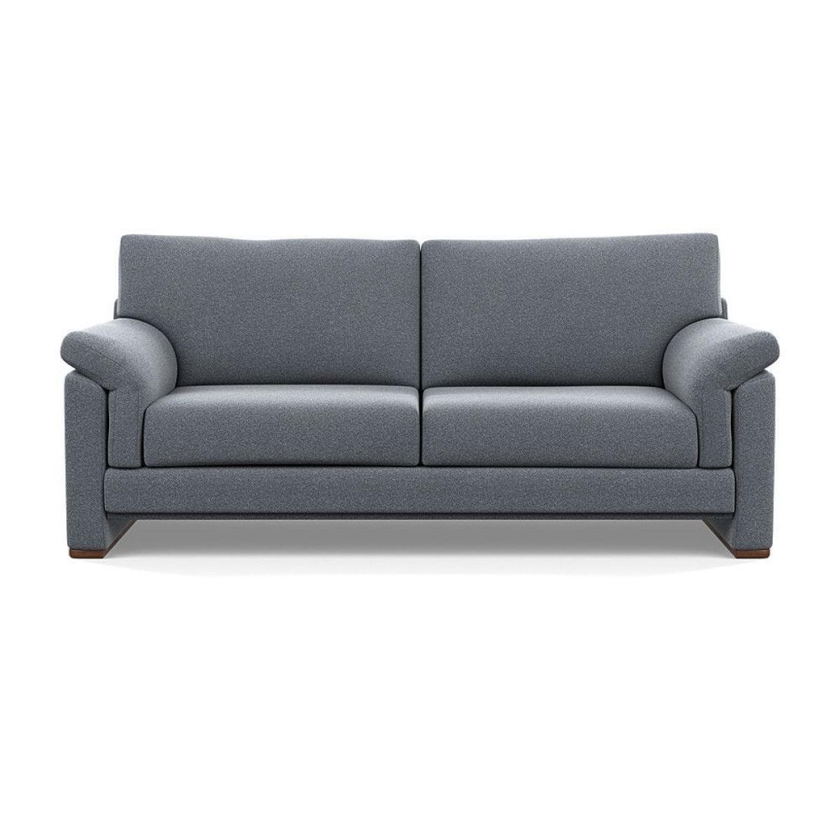 Heal's Paris II 3 Seater Sofa Smart Luxe Velvet Mineral Blue Natural Feet – image 23