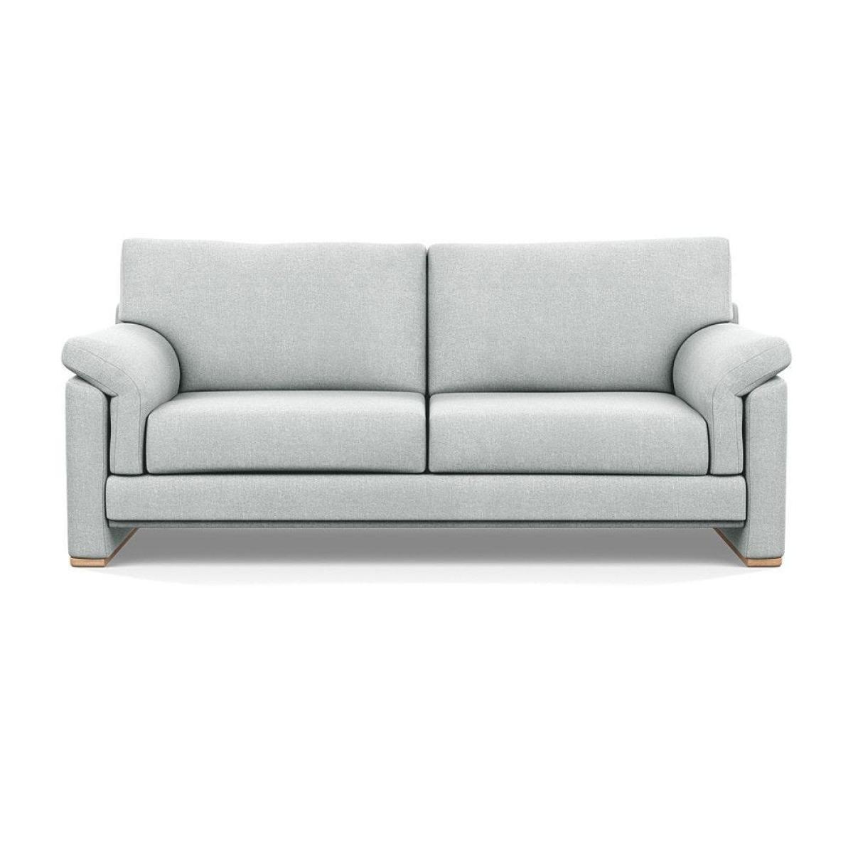 Heal's Paris II 3 Seater Sofa Smart Luxe Velvet Mineral Blue Natural Feet – image 25