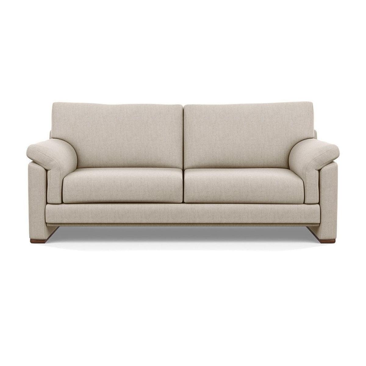 Heal's Paris II 3 Seater Sofa Smart Luxe Velvet Mineral Blue Natural Feet – image 28