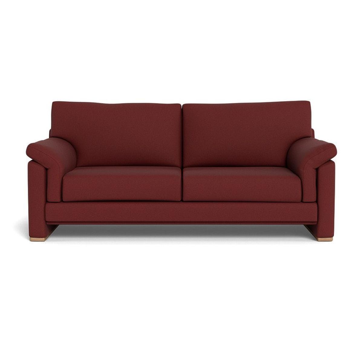 Heal's Paris II 3 Seater Sofa Smart Luxe Velvet Mineral Blue Natural Feet – image 4