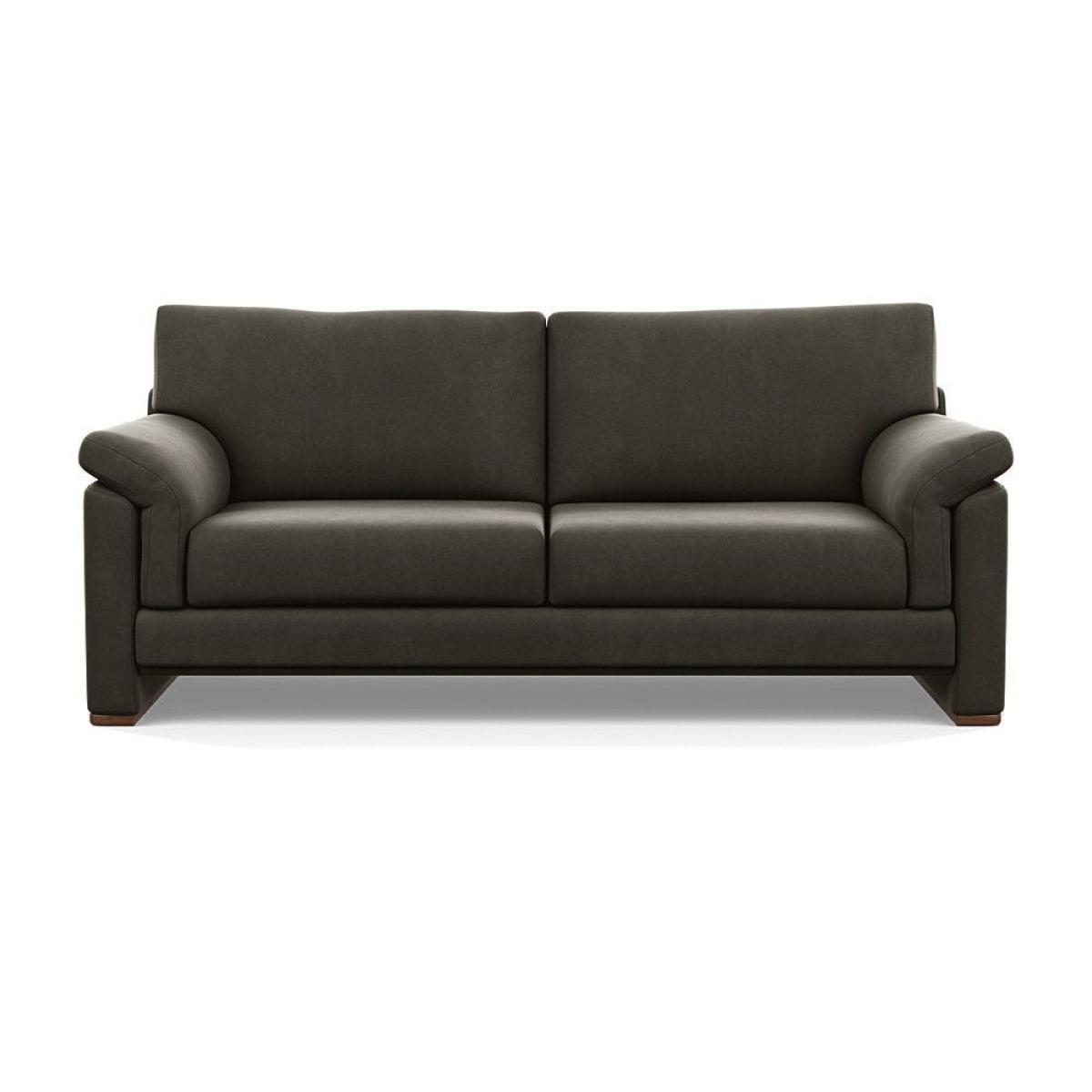 Heal's Paris II 3 Seater Sofa Smart Luxe Velvet Mineral Blue Natural Feet – image 42