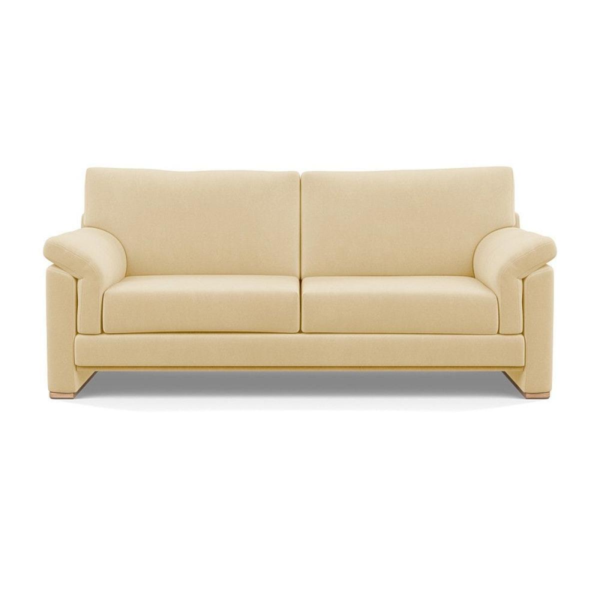 Heal's Paris II 3 Seater Sofa Smart Luxe Velvet Mineral Blue Natural Feet – image 51