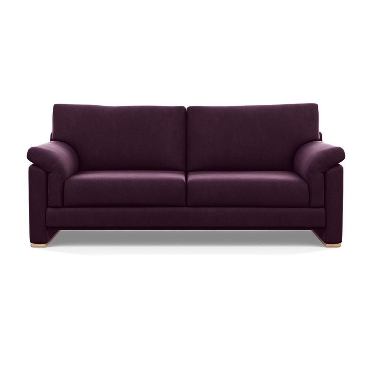 Heal's Paris II 3 Seater Sofa Smart Luxe Velvet Mineral Blue Natural Feet – image 56