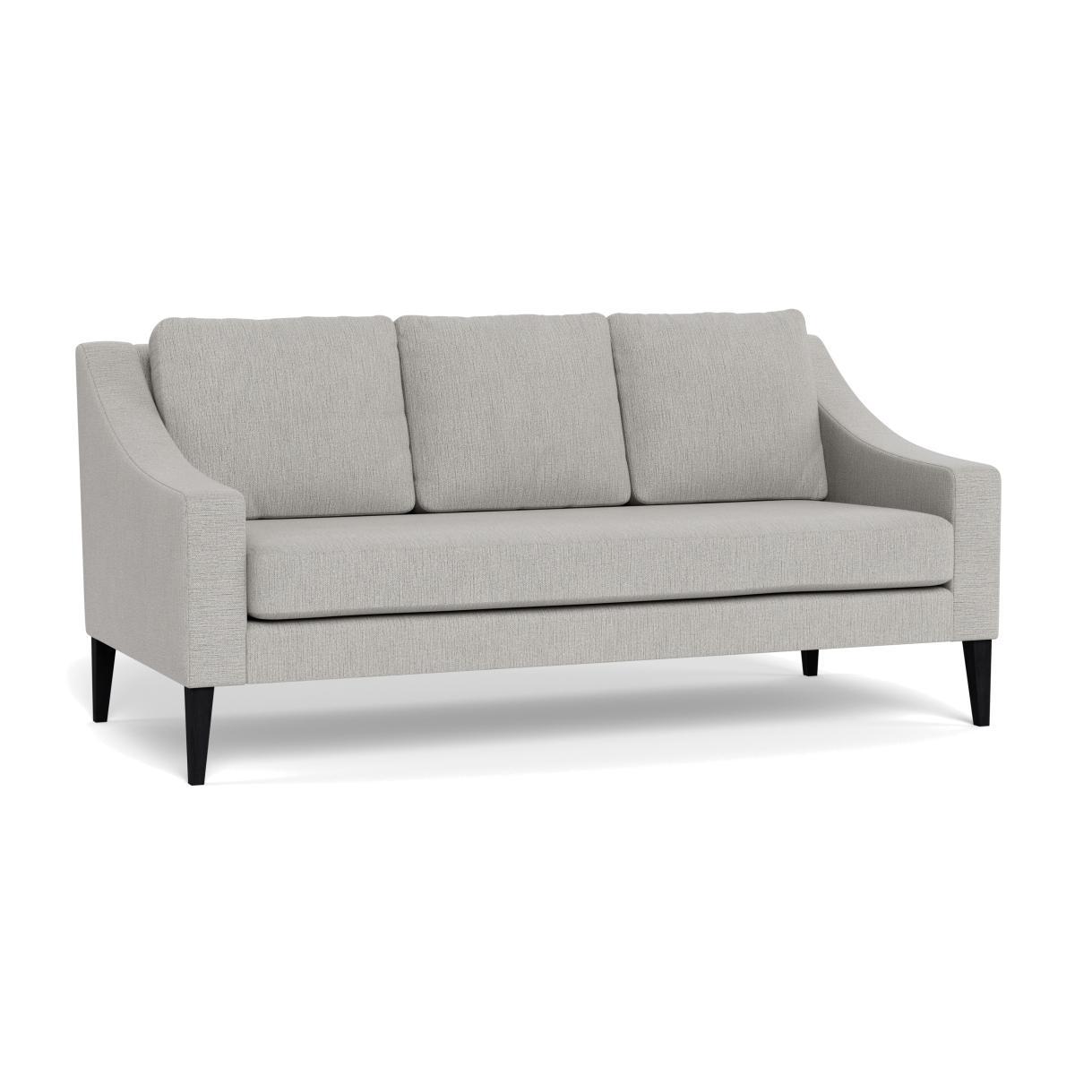 Heal's Richmond 3 Seater Sofa Smart Linen Mix Silver Natural Ash Feet - Heal's UK Furniture – image 1
