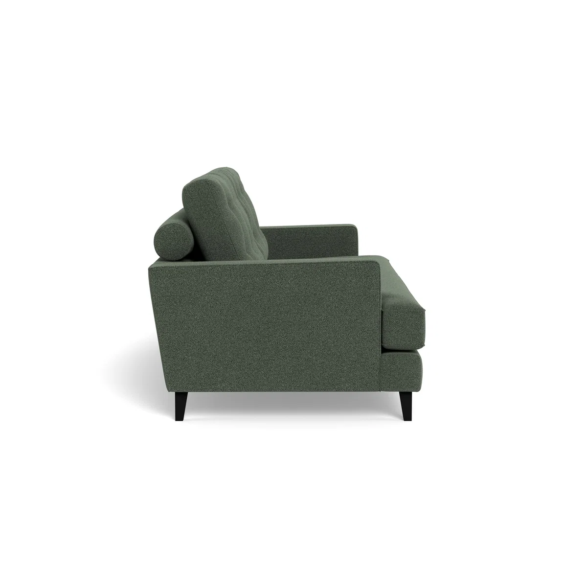 Heal's Mistral 3 Seater Sofa Textured Boucle Fern Black Feet – image 4