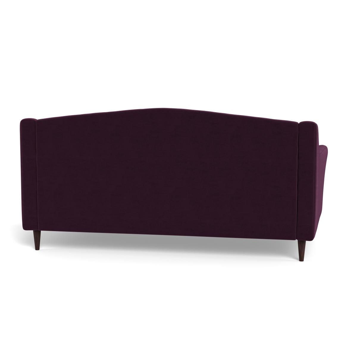 Heal's Somerset 3 Seater Sofa Velvet Grape Natural - Heal's UK Furniture – image 5