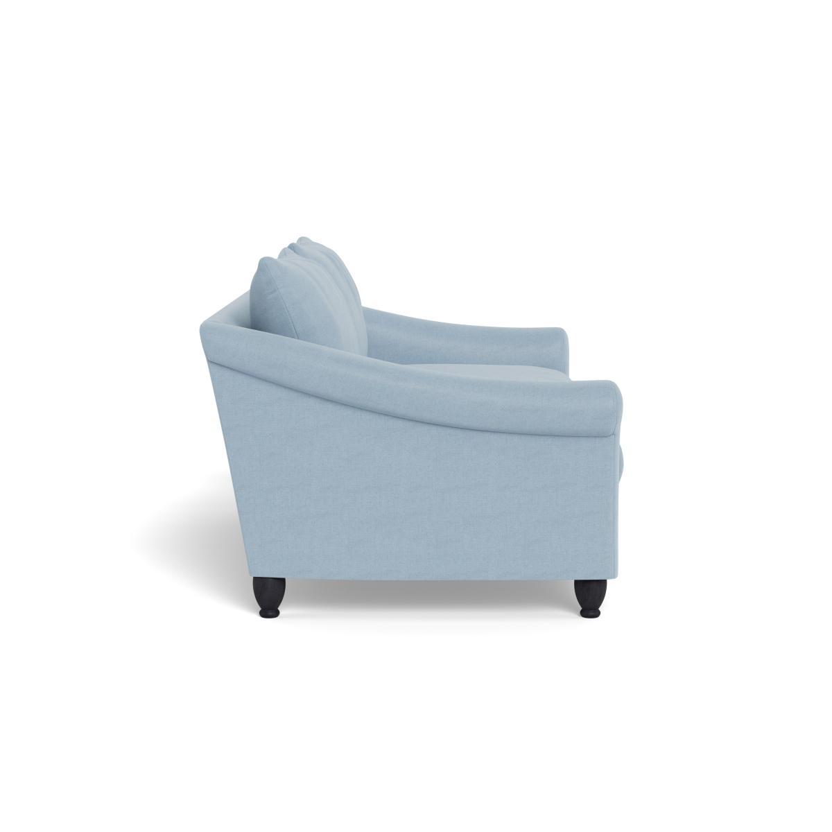 Heal's Devon 3 Seater Capelo LinenCotton Sea Shanty Walnut Stain Beech Feet - Heal's UK Furniture – image 3