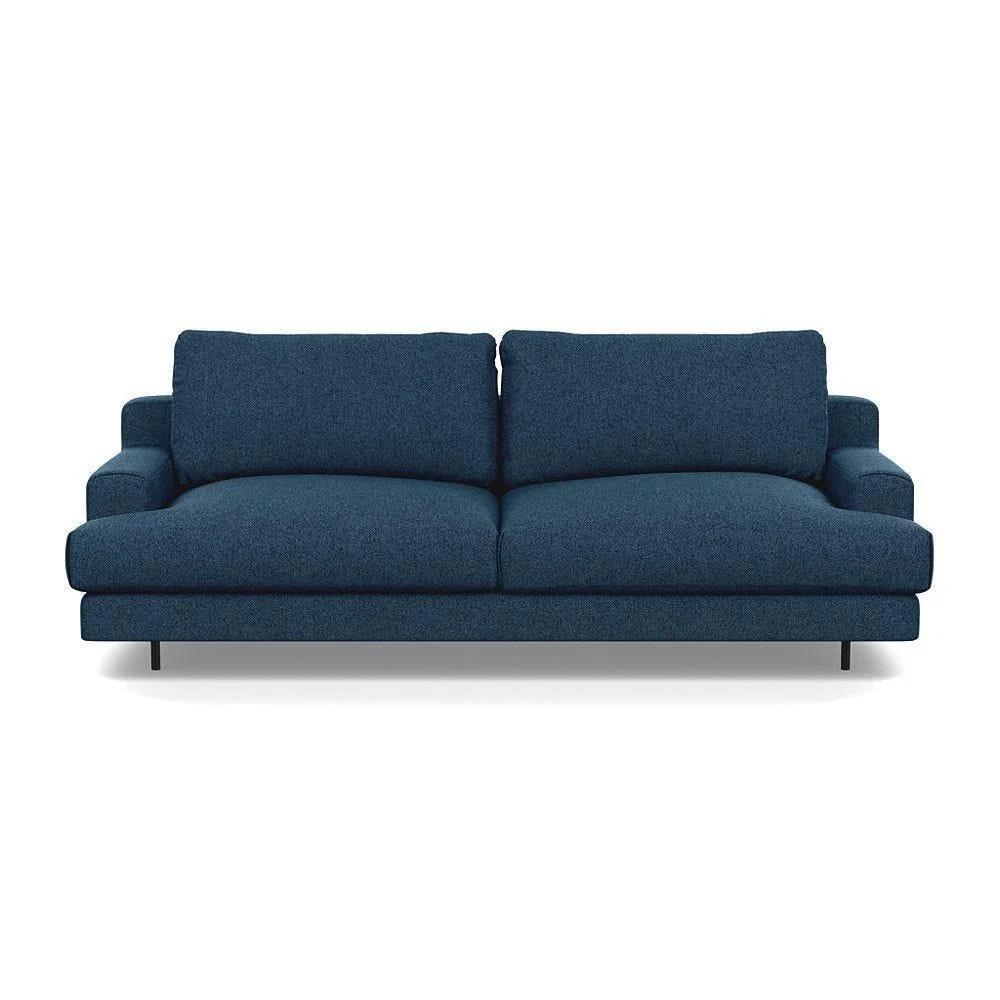 Heal's Orso 3 Seater Sofa Brushed Cotton Mist Black Feet - Heal's UK Furniture – image 14