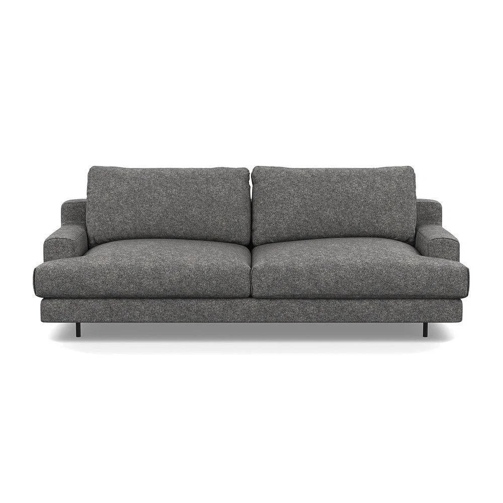 Heal's Orso 3 Seater Sofa Brushed Cotton Mist Black Feet - Heal's UK Furniture – image 29