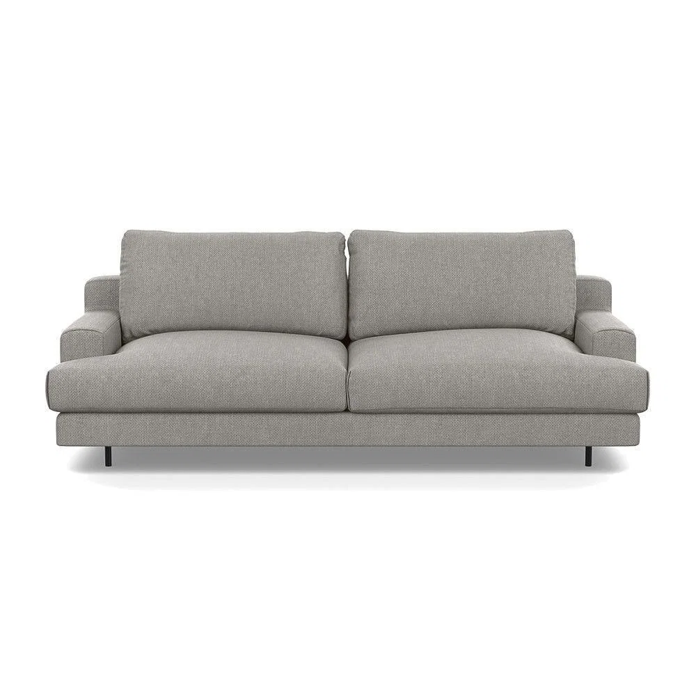 Heal's Orso 3 Seater Sofa Brushed Cotton Mist Black Feet - Heal's UK Furniture – image 33