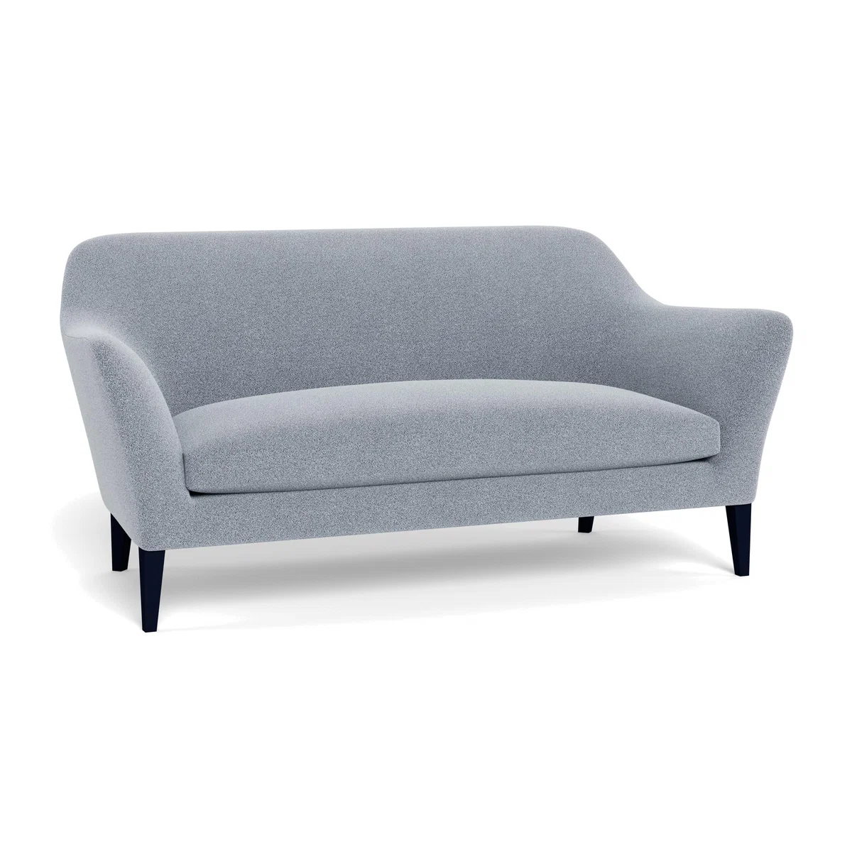 Heal's Wallis 3 Seater Sofa Boucle Steel Natural Oak Feet – image 1