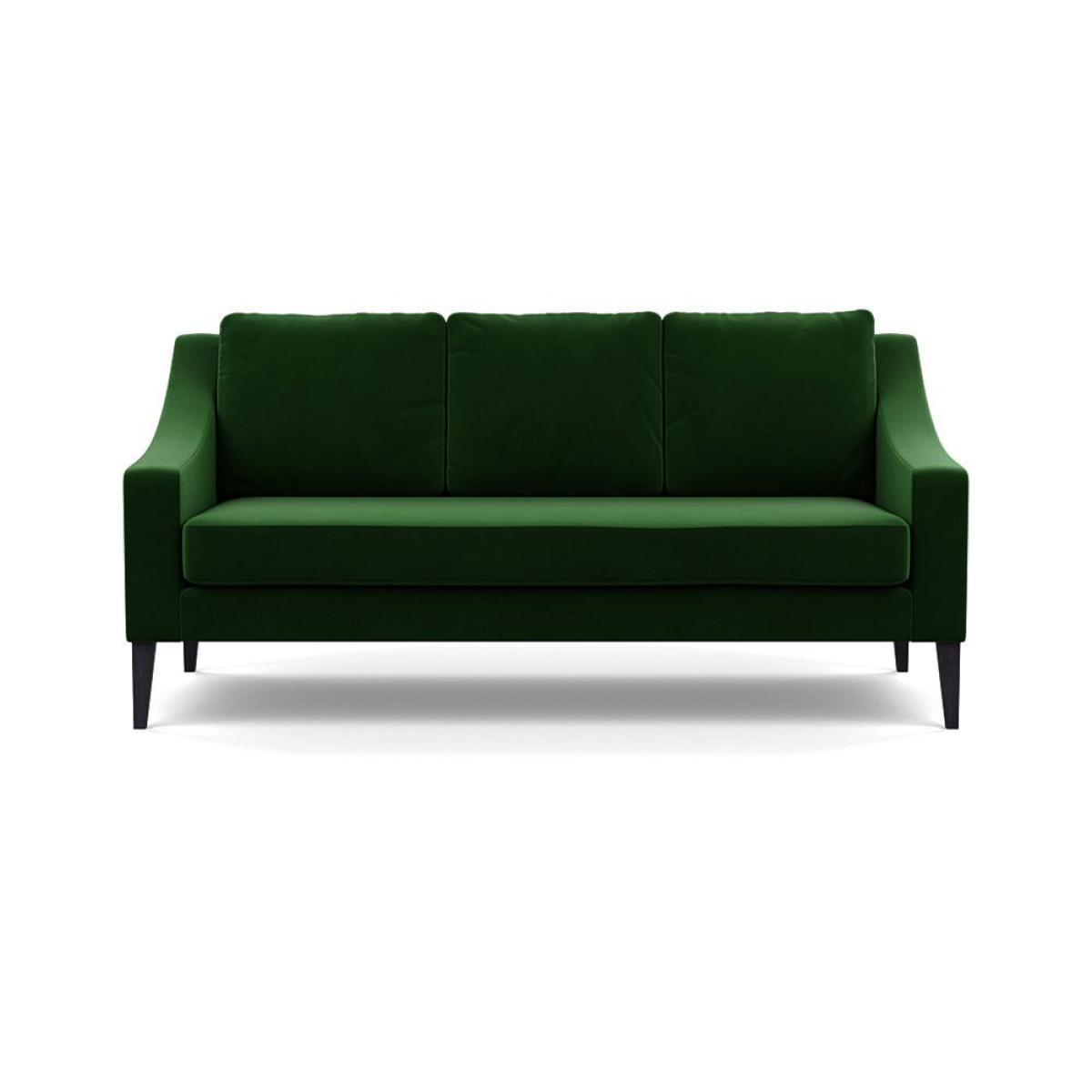 Heal's Richmond 3 Seater Sofa Smart Velvet Forest Black Feet – image 2
