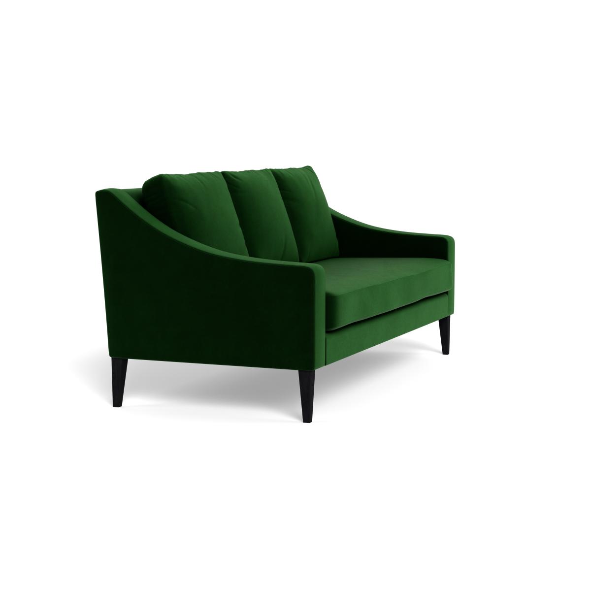 Heal's Richmond 3 Seater Sofa Smart Velvet Forest Black Feet – image 3