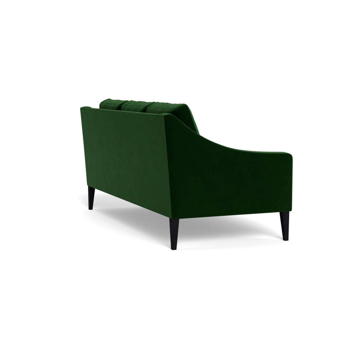 Heal's Richmond 3 Seater Sofa Smart Velvet Forest Black Feet – image 5