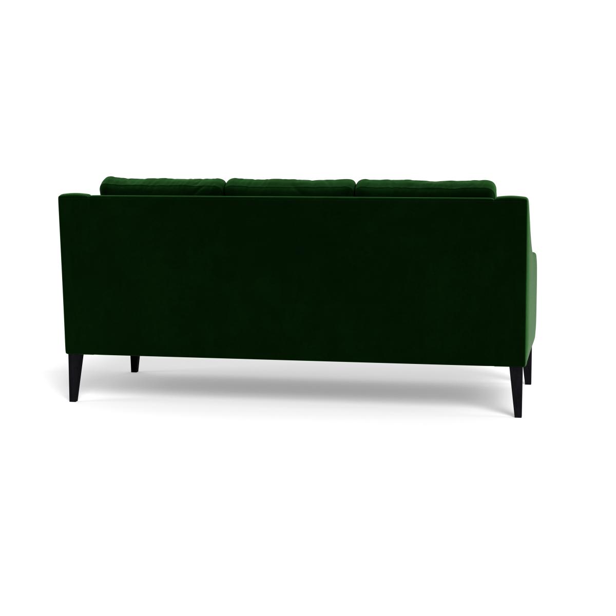 Heal's Richmond 3 Seater Sofa Smart Velvet Forest Black Feet – image 6