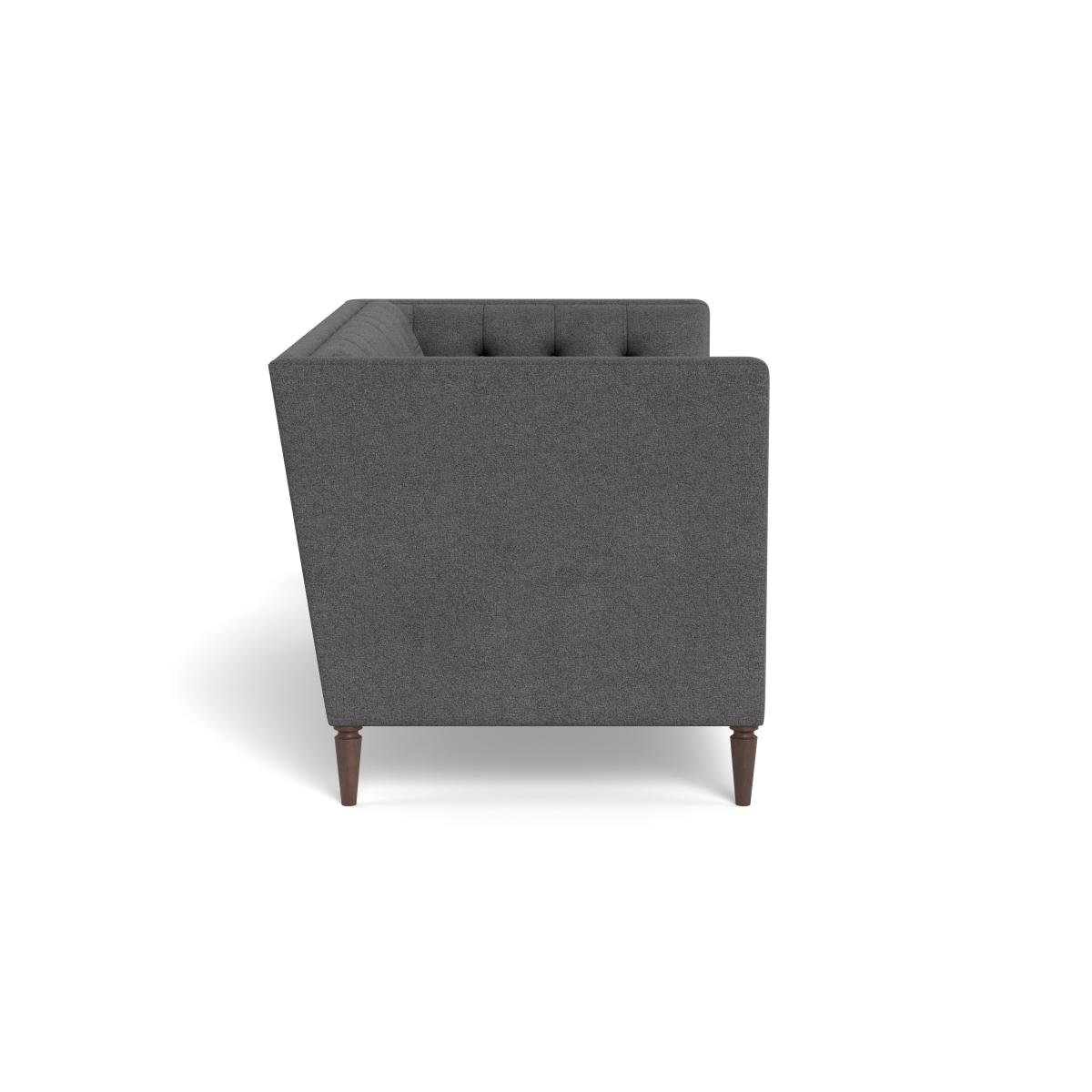 Heal's Balmoral 3 Seater Sofa Boucle Steel Black Painted Oak Feet – image 3