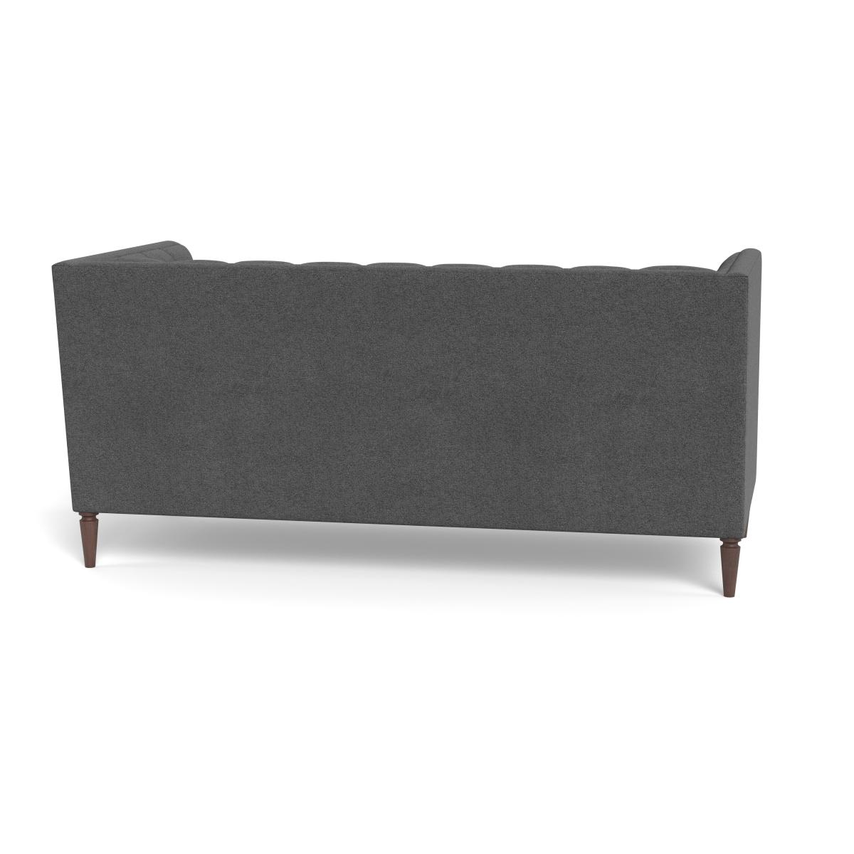 Heal's Balmoral 3 Seater Sofa Boucle Steel Black Painted Oak Feet – image 5