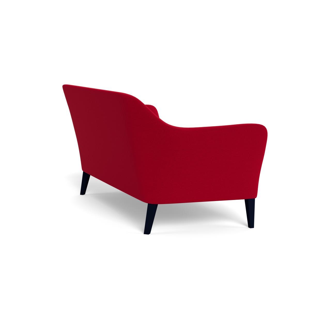 Heal's Wallis 3 Seater Sofa Melton Wool Red Oxide Natural Feet - Heal's UK Furniture – image 4