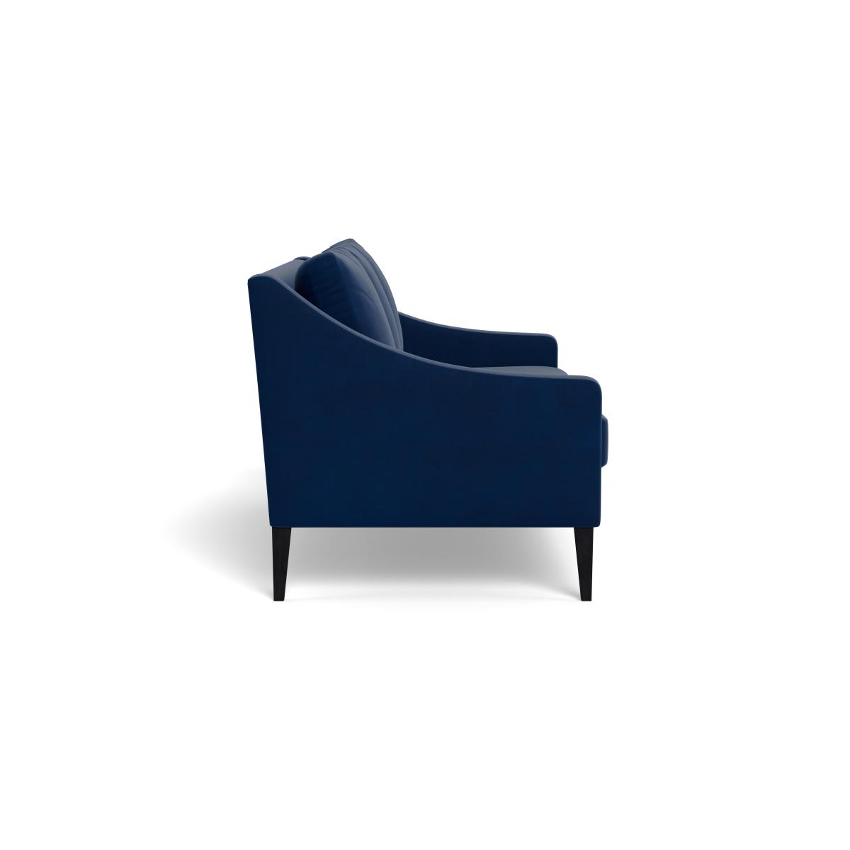 Heal's Richmond 3 Seater Sofa Velvet Midnight Natural Ash Feet – image 3
