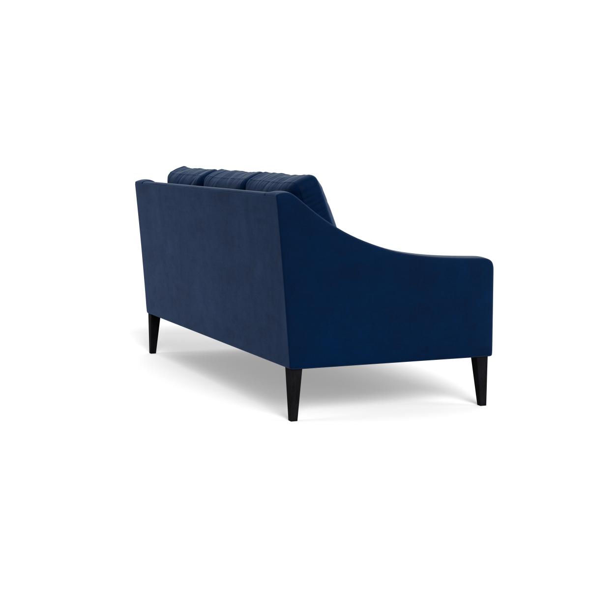 Heal's Richmond 3 Seater Sofa Velvet Midnight Natural Ash Feet – image 4