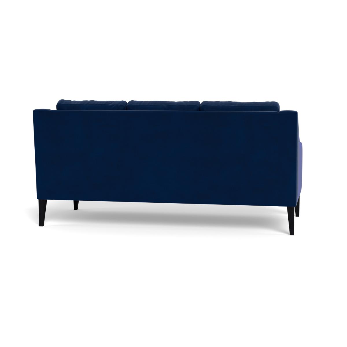 Heal's Richmond 3 Seater Sofa Velvet Midnight Natural Ash Feet – image 5