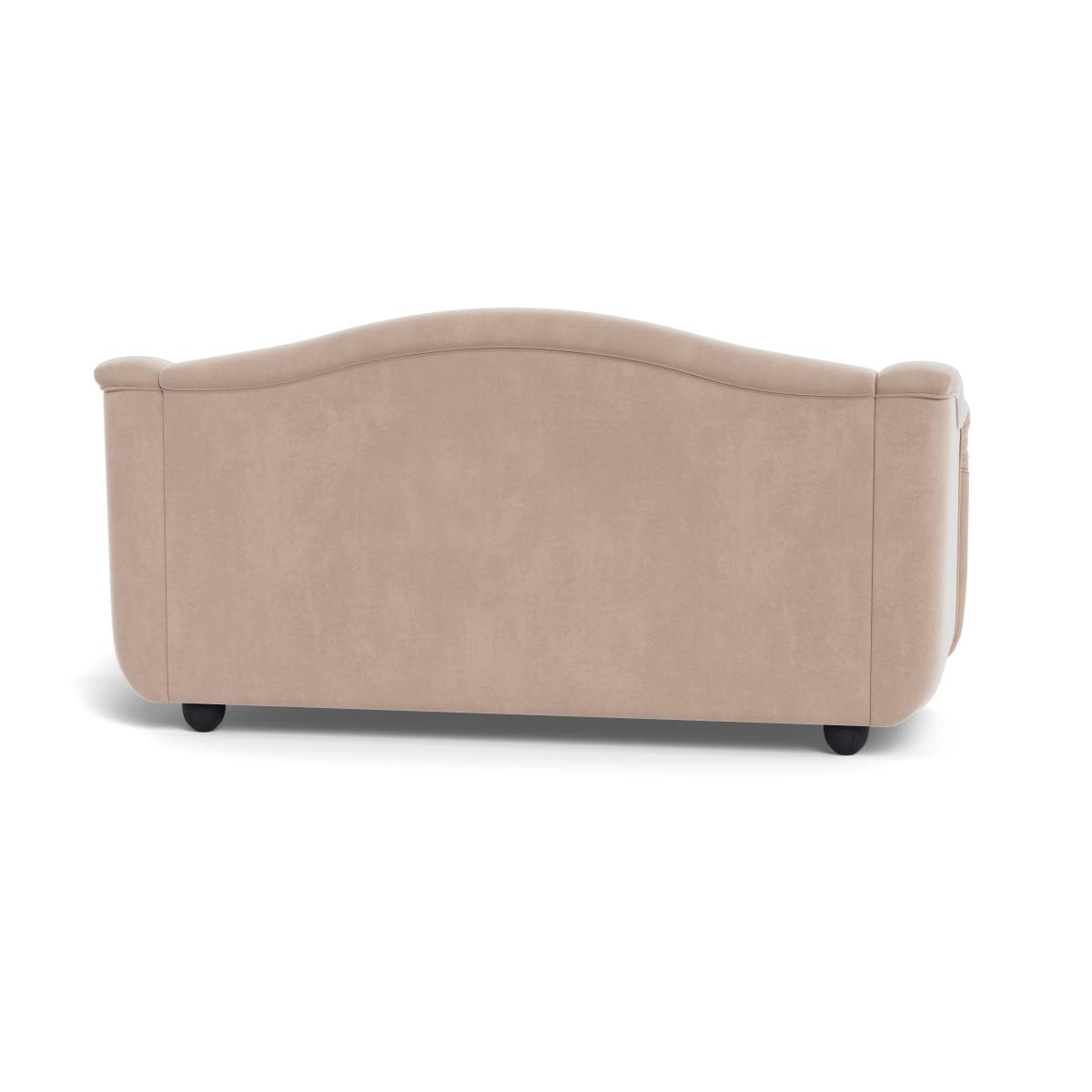 Heal's Tetbury 3 Seater Sofa Smart Velvet Pebble Black Beech Feet – image 6