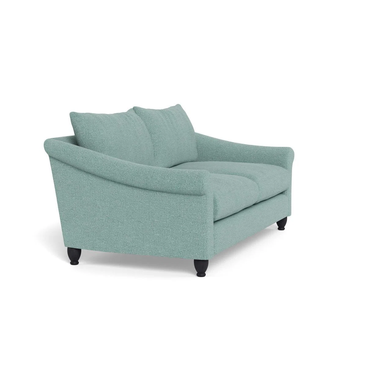 Heal's Devon 3 Seater Tejo Recycled Teal Black Stain Beech Feet - Heal's UK Furniture – image 2