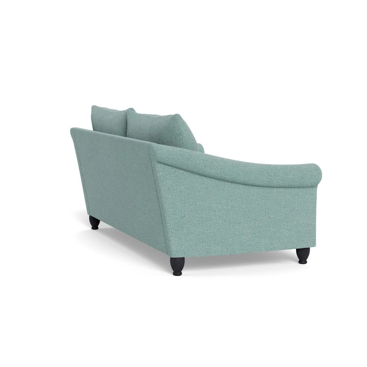Heal's Devon 3 Seater Tejo Recycled Teal Black Stain Beech Feet - Heal's UK Furniture – image 4