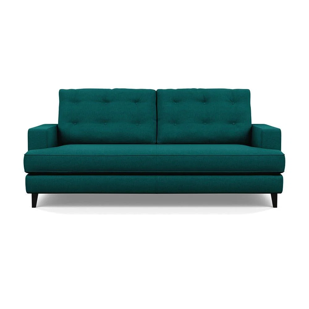 Heal's Mistral 3 Seater Sofa Brushed Cotton Pine Black Feet – image 2