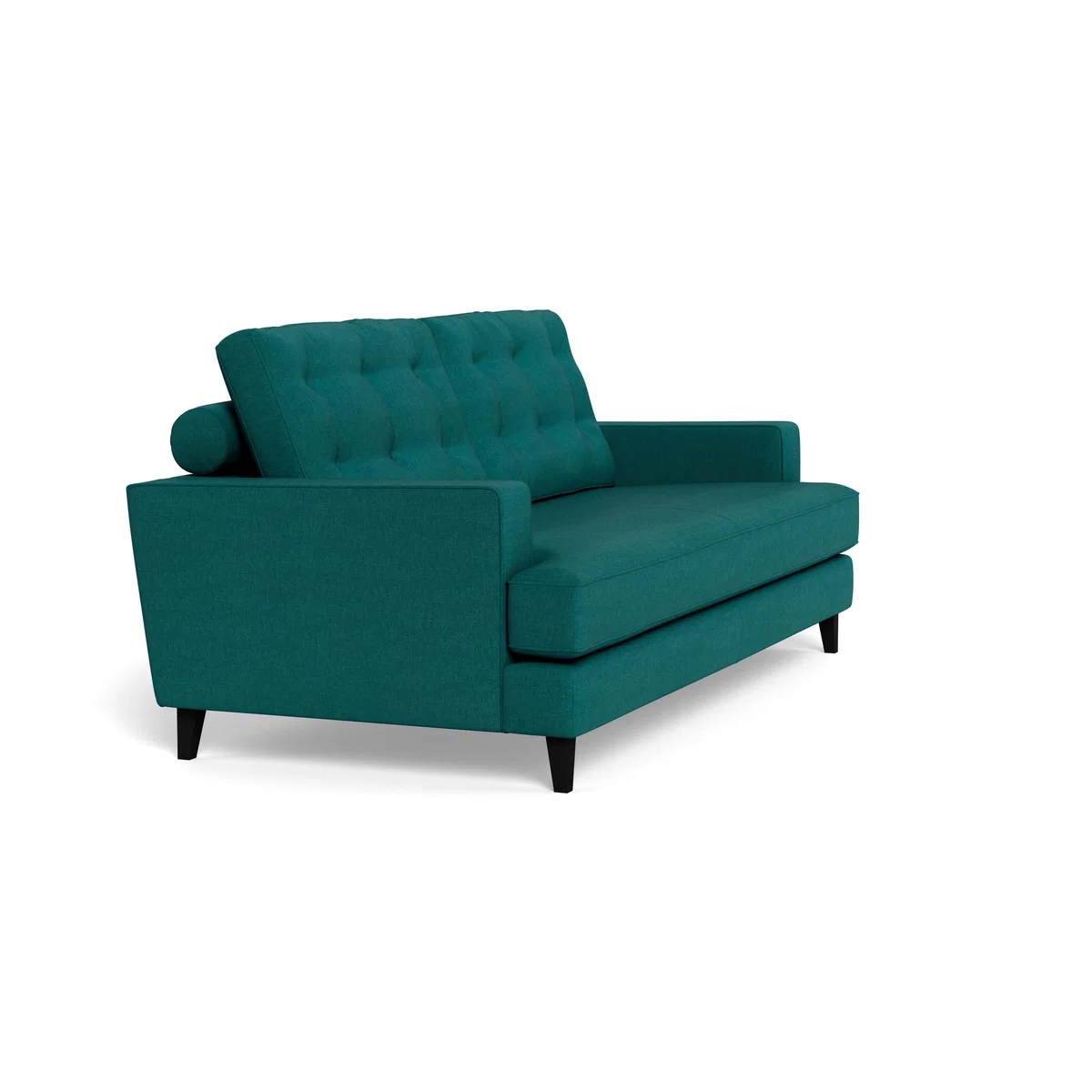 Heal's Mistral 3 Seater Sofa Brushed Cotton Pine Black Feet – image 3