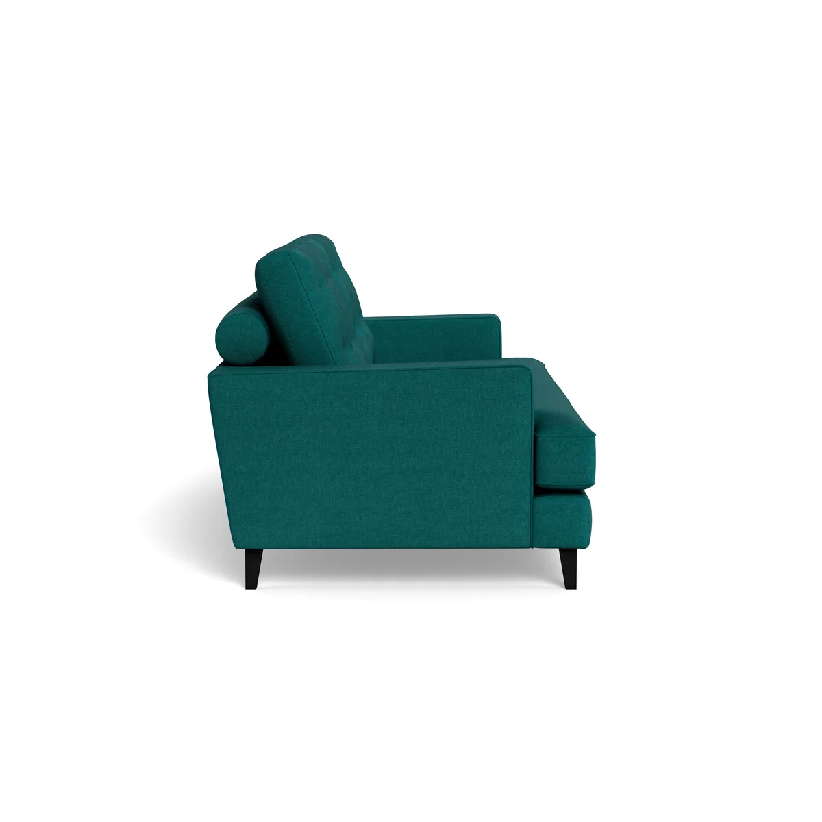Heal's Mistral 3 Seater Sofa Brushed Cotton Pine Black Feet – image 4