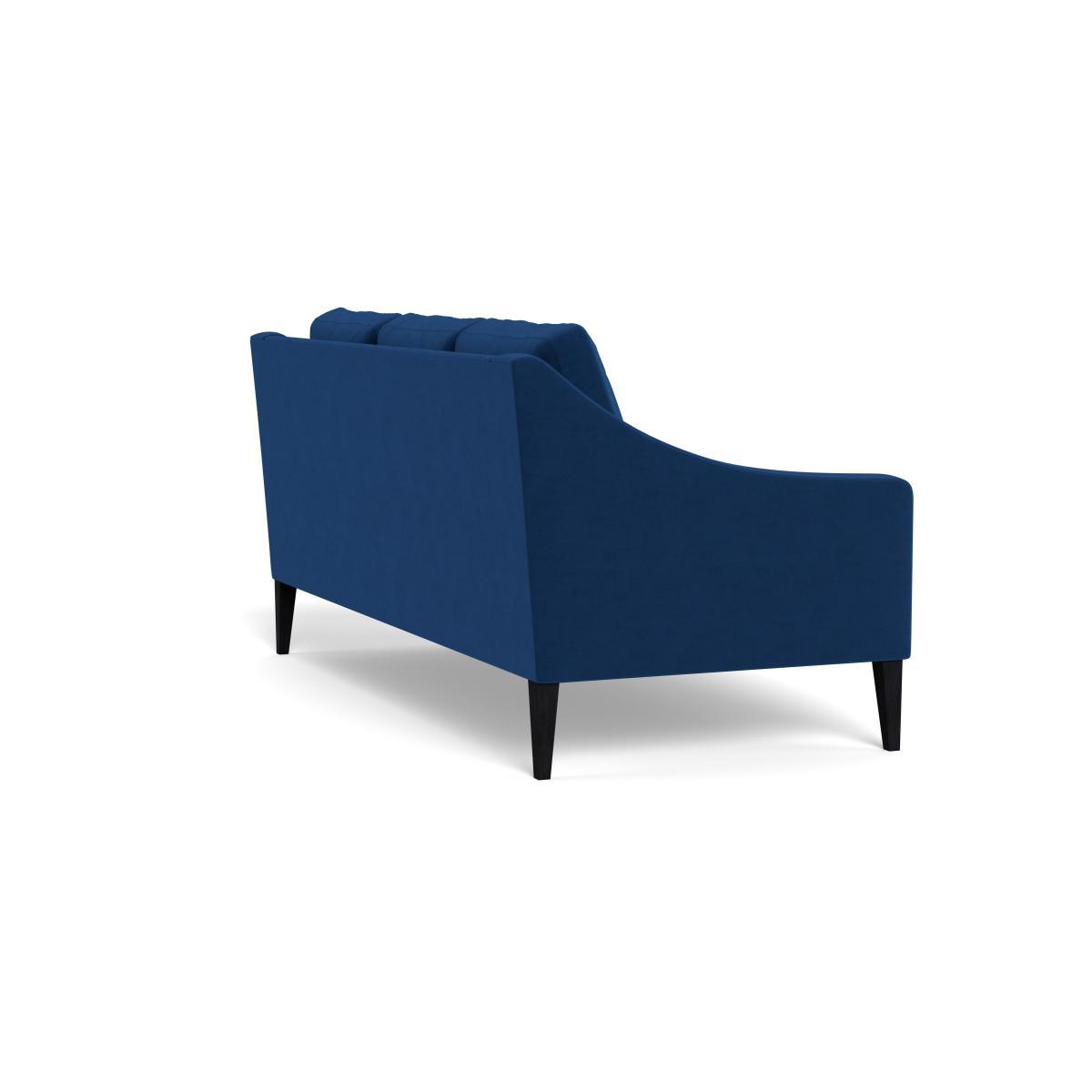 Heal's Richmond 3 Seater Sofa Velvet Petrol Natural Feet - Heal's UK Furniture – image 4