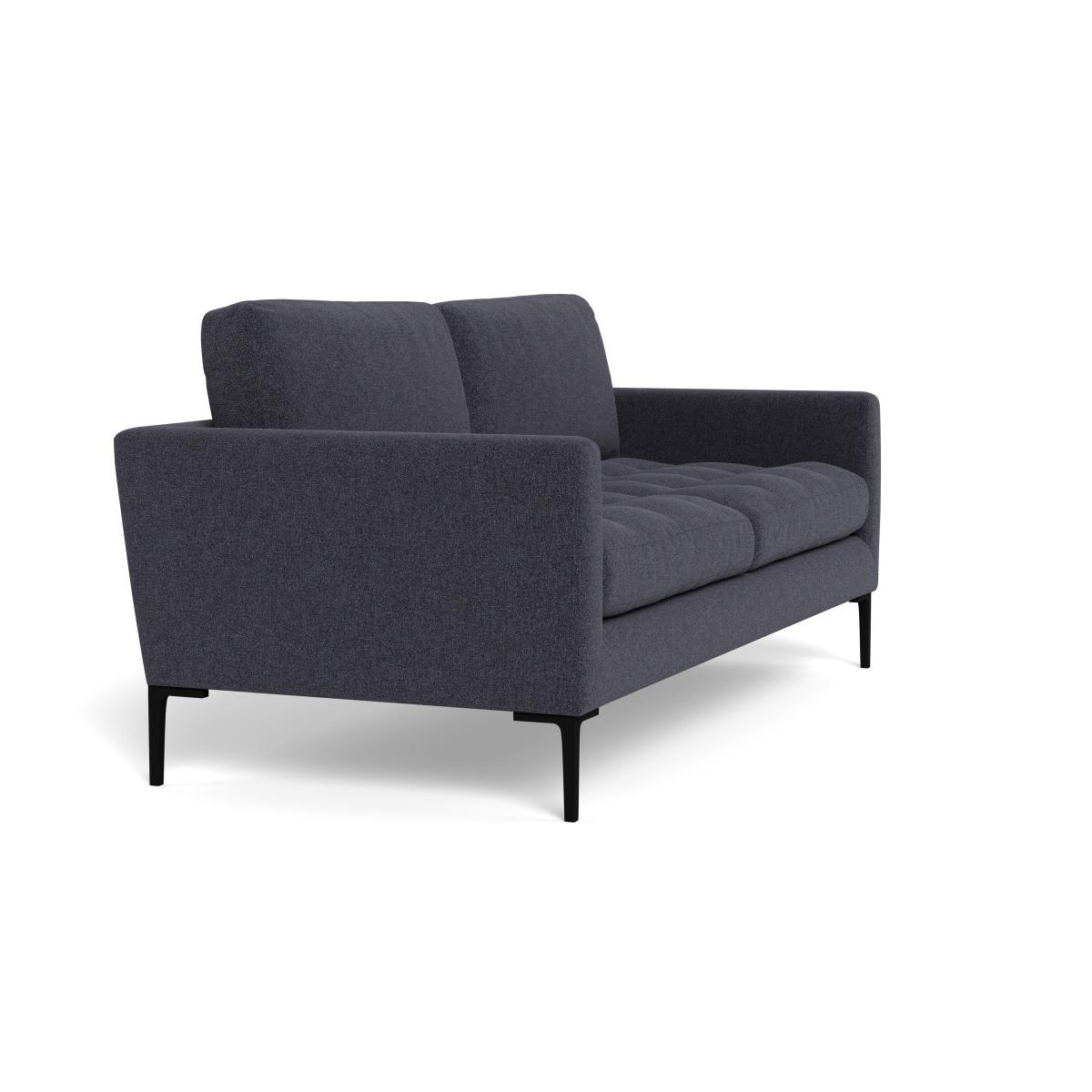 Heal's Eton 3 Seater Sofa Texture Soot Black Feet - Heal's UK Furniture – image 2
