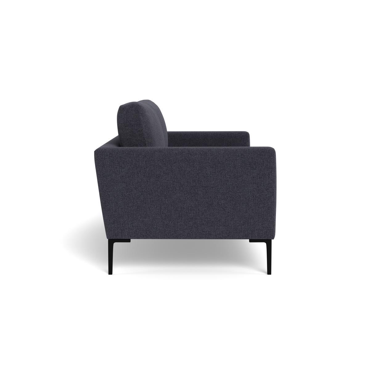 Heal's Eton 3 Seater Sofa Texture Soot Black Feet - Heal's UK Furniture – image 3