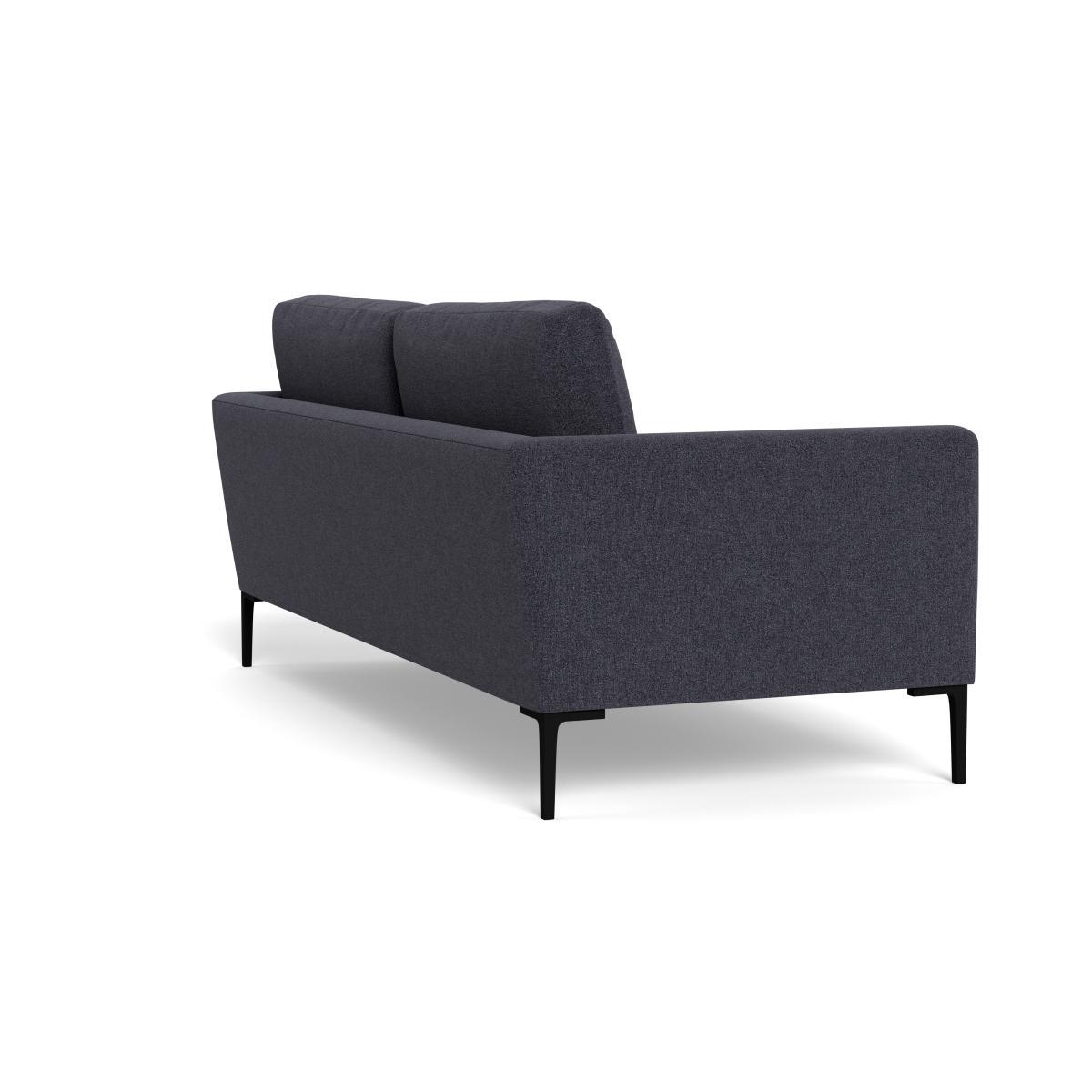 Heal's Eton 3 Seater Sofa Texture Soot Black Feet - Heal's UK Furniture – image 4