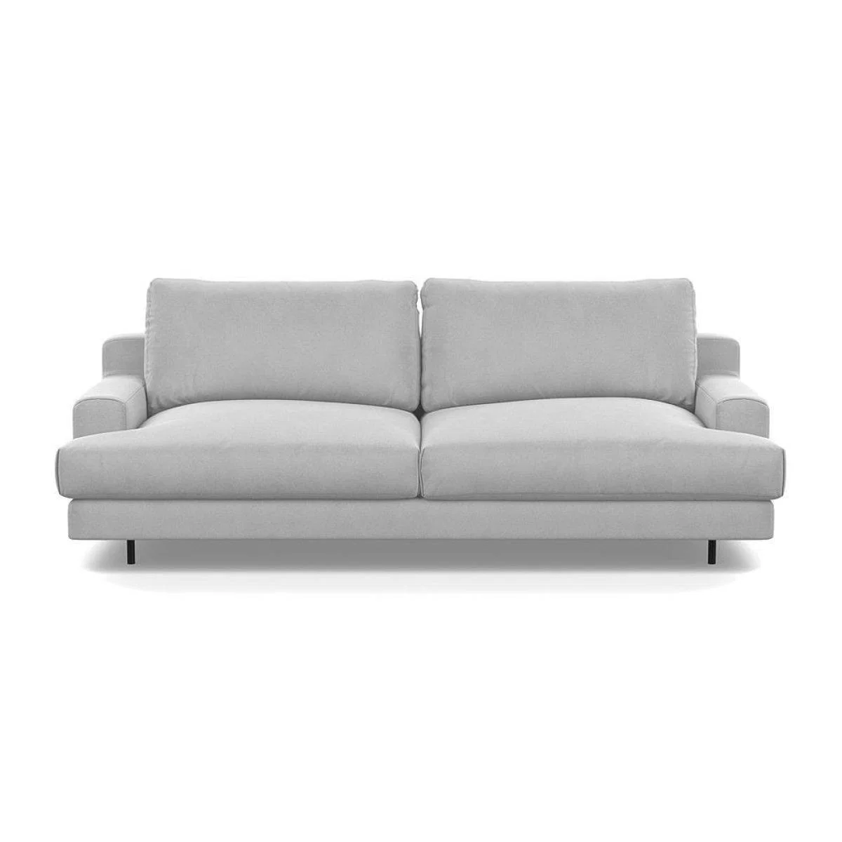Heal's Orso 3 Seater Sofa Brushed Cotton Cadet Black Feet - Heal's UK Furniture – image 13