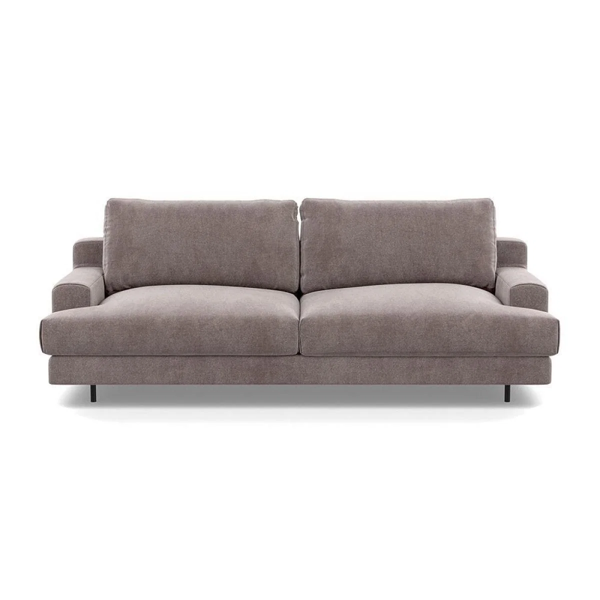 Heal's Orso 3 Seater Sofa Brushed Cotton Cadet Black Feet - Heal's UK Furniture – image 37