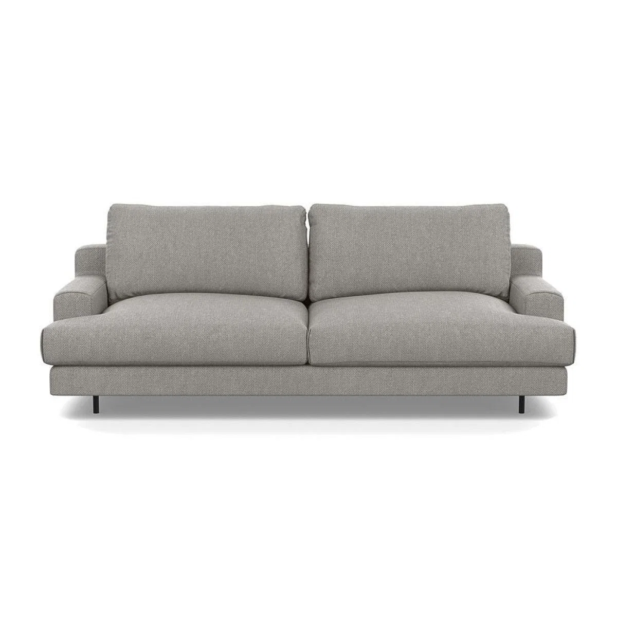 Heal's Orso 3 Seater Sofa Brushed Cotton Cadet Black Feet - Heal's UK Furniture – image 43