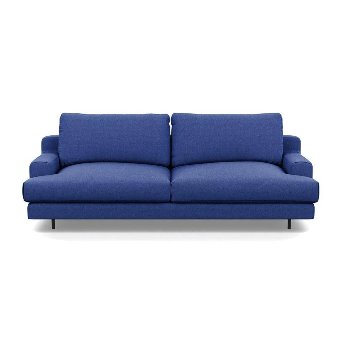Heal's Orso 3 Seater Sofa Brushed Cotton Cadet Black Feet - Heal's UK Furniture – image 44
