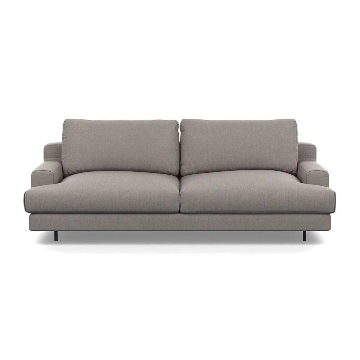 Heal's Orso 3 Seater Sofa Brushed Cotton Cadet Black Feet - Heal's UK Furniture – image 45