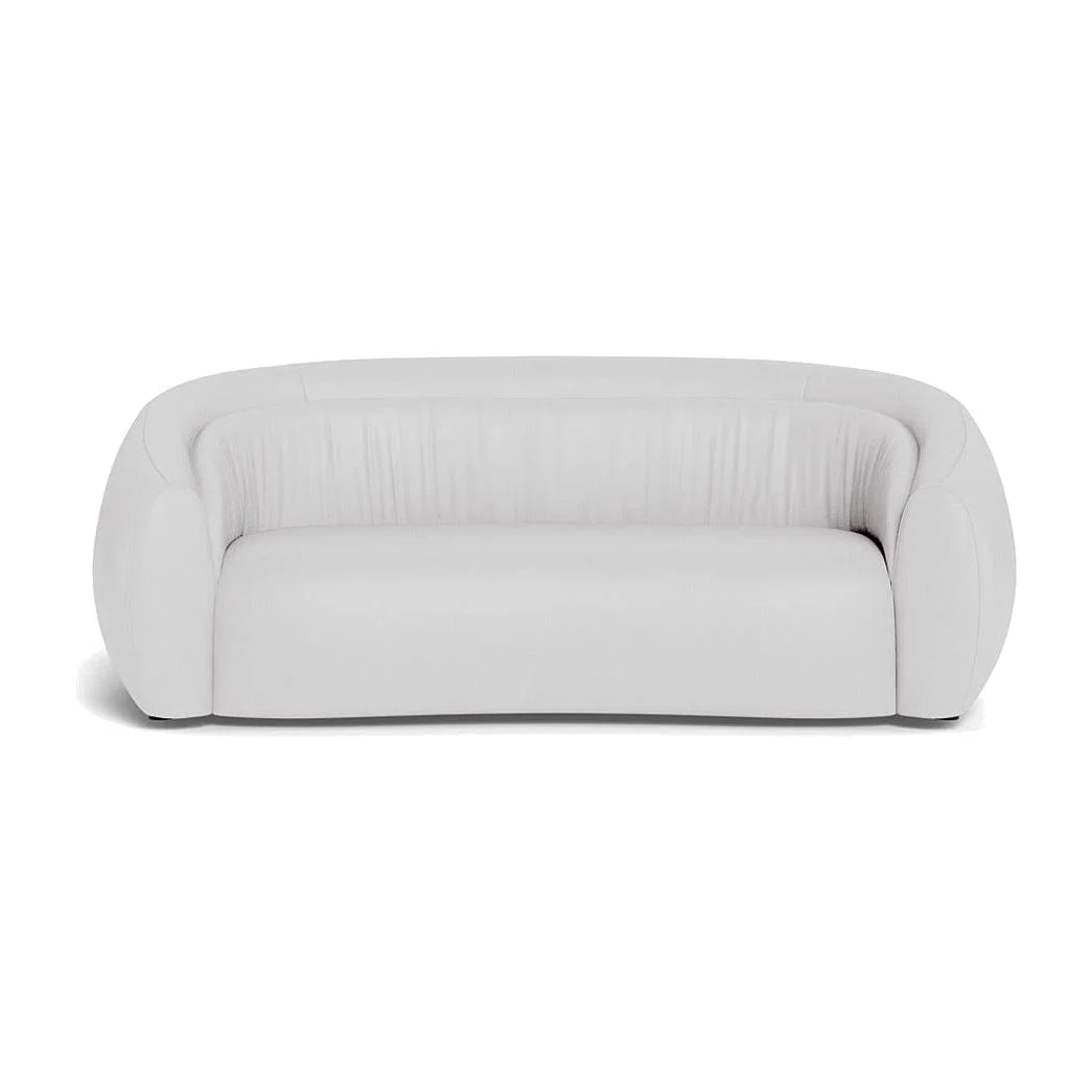 Heal's Flora 3 Seater Sofa Grain Leather White
