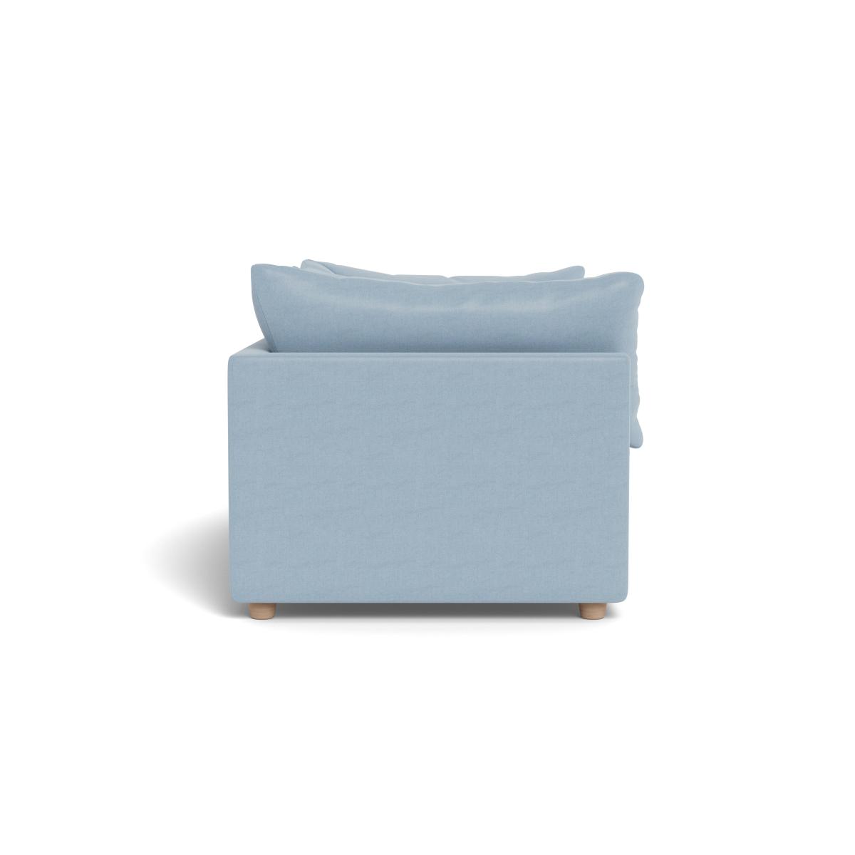 Heal's Astrid 3 Seater Sofa Capelo Linen-Cotton Sea Shanty Walnut Stained Beech Feet – image 3