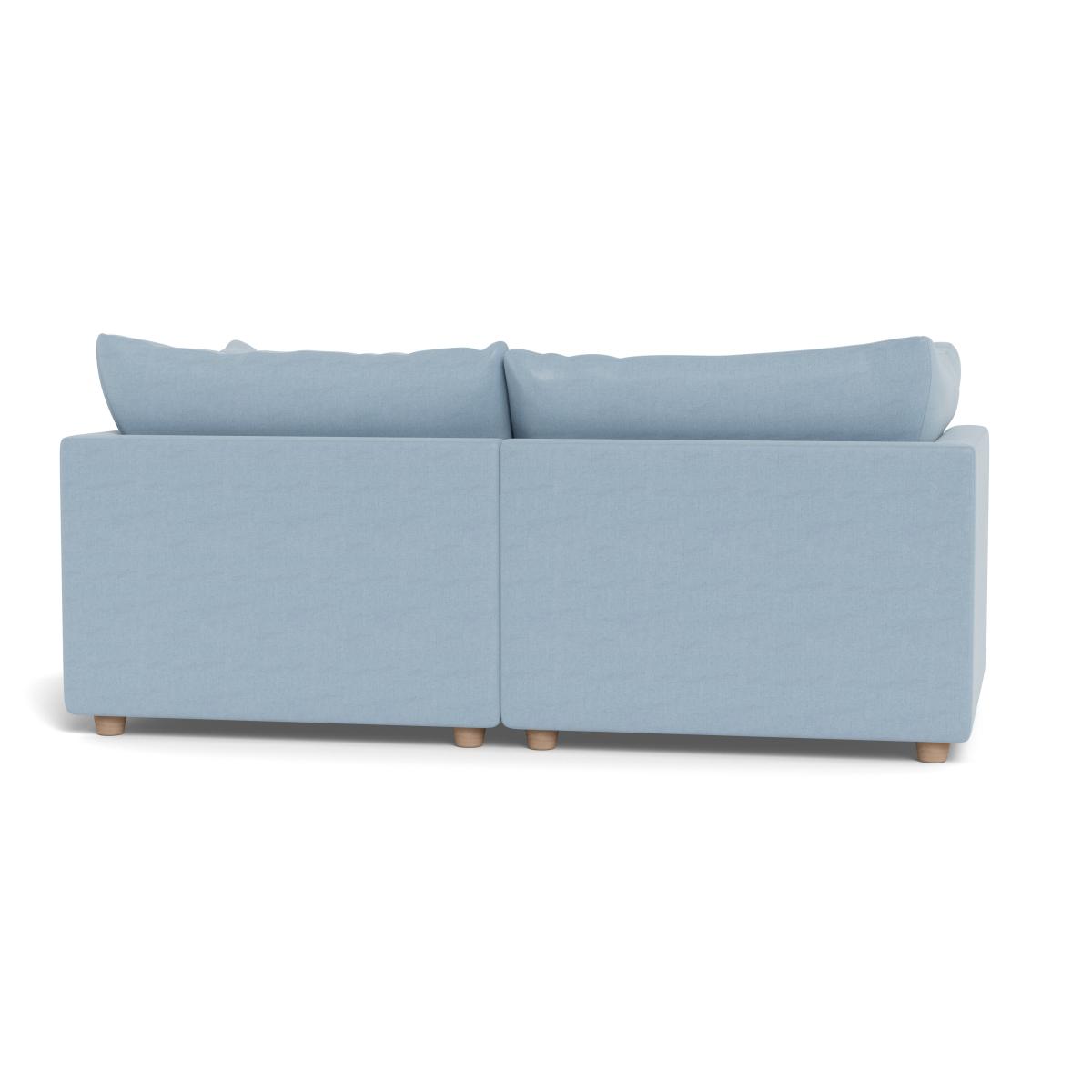 Heal's Astrid 3 Seater Sofa Capelo Linen-Cotton Sea Shanty Walnut Stained Beech Feet – image 5