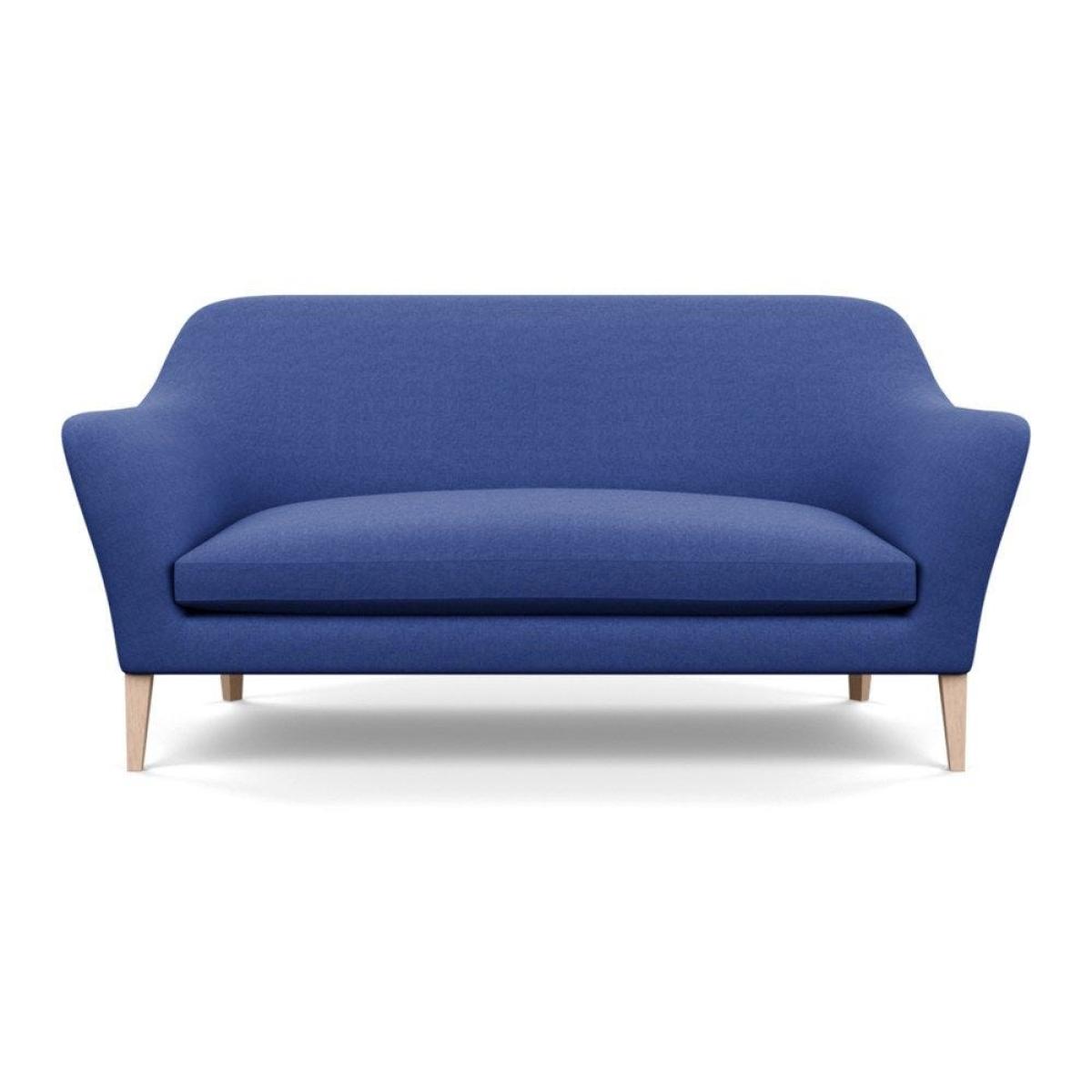 Heal's Wallis 3 Seater Sofa Smart Velvet Mouse Natural Oak Feet – image 13