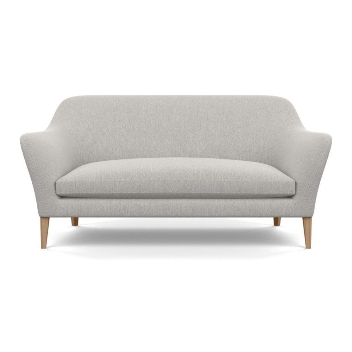 Heal's Wallis 3 Seater Sofa Smart Velvet Mouse Natural Oak Feet – image 31